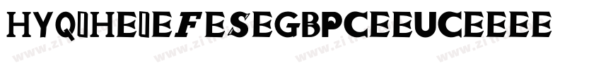 HYQiHei FES GBpc EUC字体转换